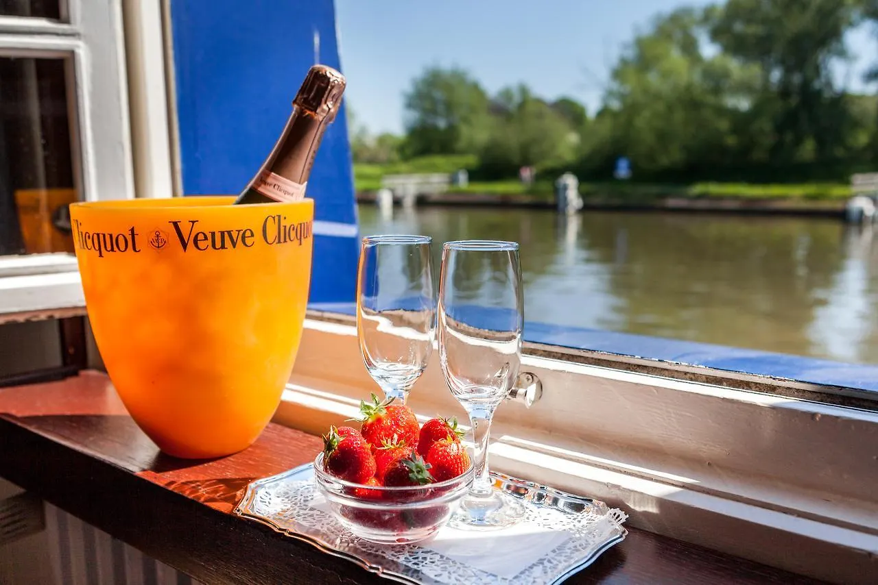Boat Hotel De Barge Bruges Belgium